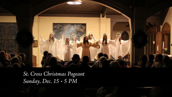 Pageant Rehearsals, The Longest Night, Christmas Services, a Wedding Shower, Crossroads