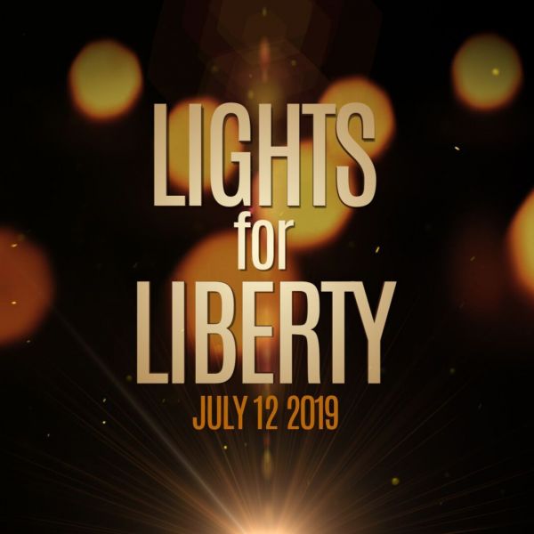 Lights for Liberty, 7/12 at 8 PM