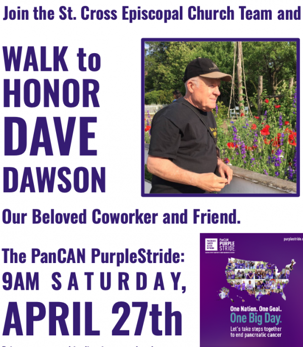 Walk to Honor Dave Dawson | Tomorrow!